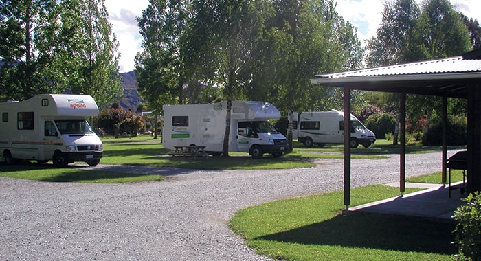 powered site for caravans